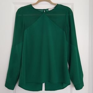 1. State Blouse with Sheer Shoulder, size M